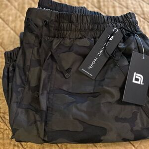 Blanc Noir Black Camouflage Track Pants